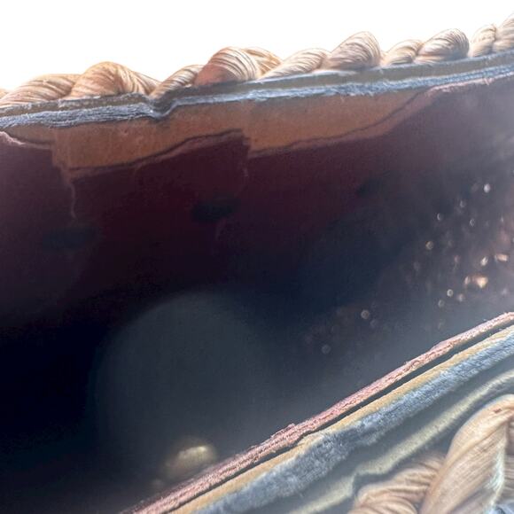 Vintage Etienne Aigner 60s Straw & Leather Tote Bag Satchel Purse
Unique - Picture 11 of 16